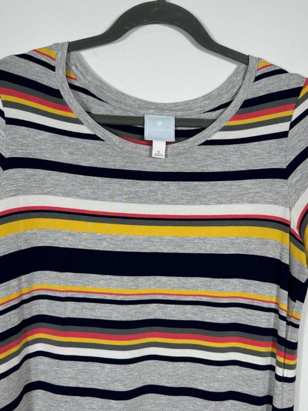 Sunday Striped T Shirt Dress